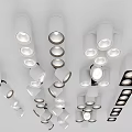 Modern Indoor Downlights And Spotlights With Various White Designs For Lighting