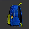 Disney 100 Years of Wonder Blue Backpack With Yellow Cartoon Face Design