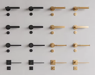 Room door handle door handle door handle door lock minimalist door handle bathroom door handle 3d model