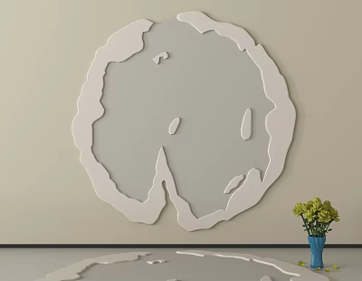 modern carpet shaped carpet shaped carpet 3d model