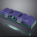 Shiny Metallic Multicolored Decorative Box With Glossy Surface And Reflective Finish