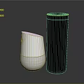 modern audio speaker wireless speaker wireless bluetooth speaker 3d model