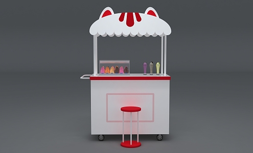 Modern Vans Merchants Trolley 3d model