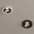 Modern LED Recessed Spotlights With White And Black Trim For Home Ceiling Lighting