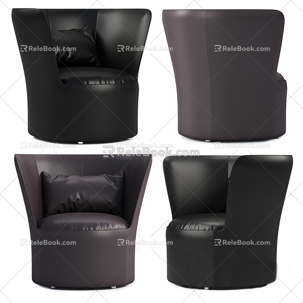 Sofa Multi-person Sofa Leisure Sofa Sofa Chair Sofa Stool 3d model