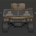 Hummer Pickup SUV Jeep 4WD 4WD SUV Military Jeep Hummer 3d model