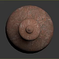 Copper Decorative Jar With Intricate Floral Patterns And Lid For Home Living