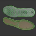 Spenco Black and Brown Insoles with Breathable Holes for Comfort