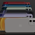 Various Colored Smartphones Displayed In Array With Camera Modules And Modern Design