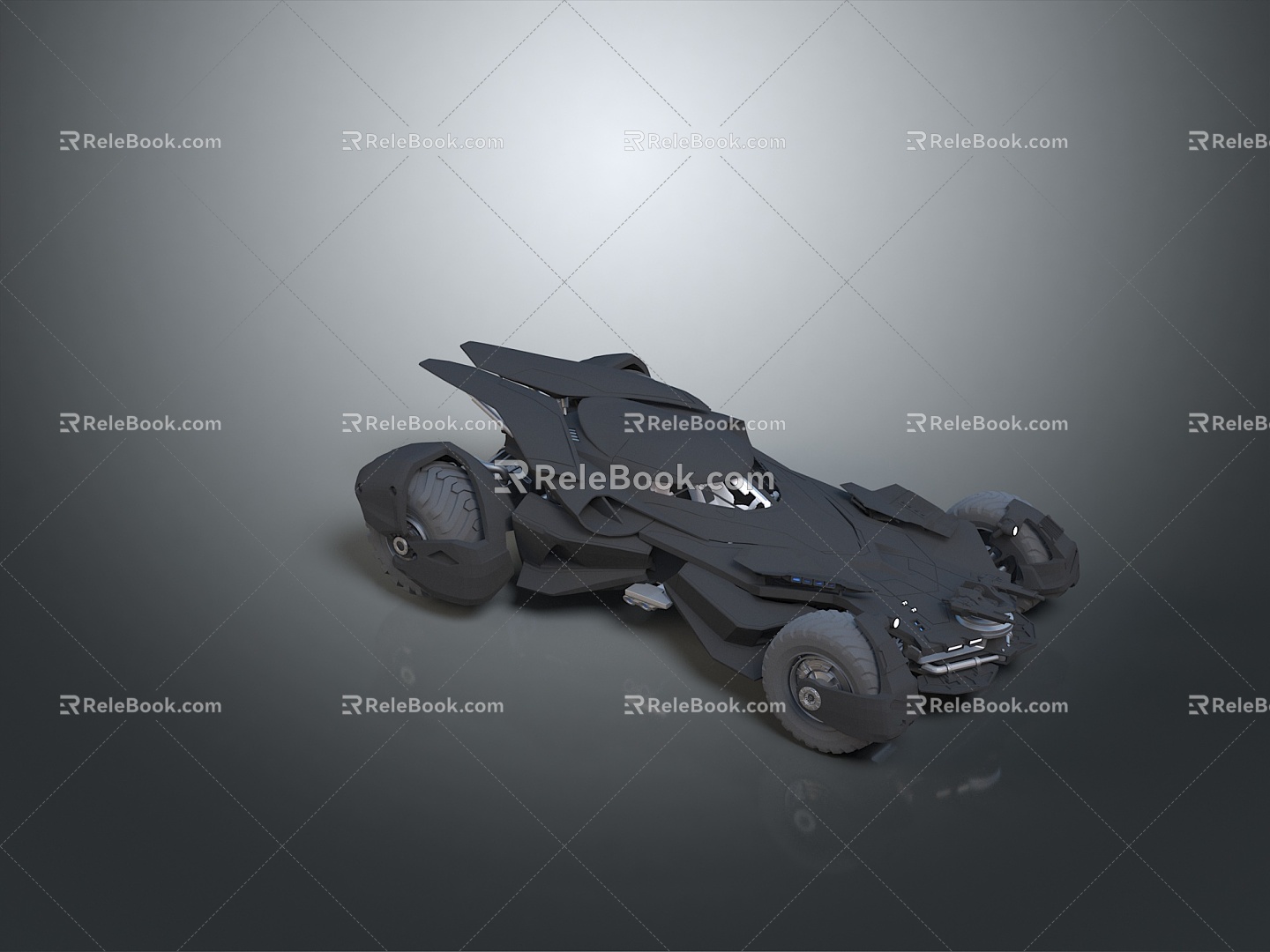 Modern Future Car Batmobile Future Flying Car Flying Car 3d model