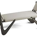 Modern Sofa Bench Various Designs With Upholstered Seats And Unique Frames 3d model