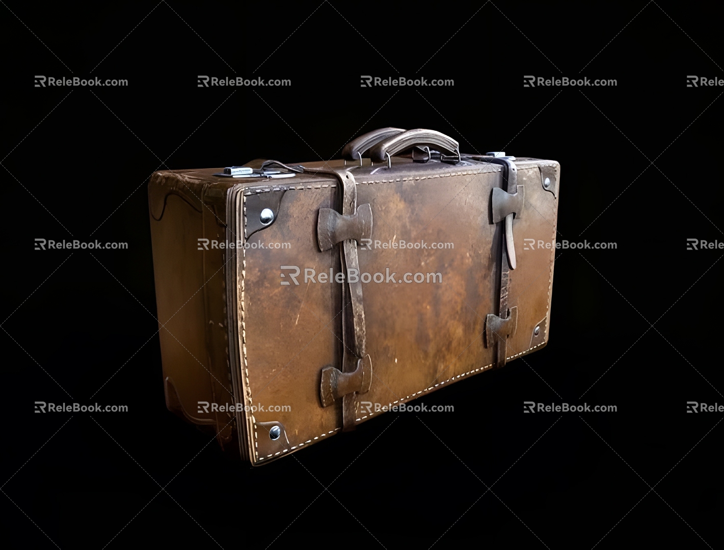 Realistic Old Boxes Modern Realistic Boxes Luggage Old Boxes Luggage Retro Old Objects 3d model