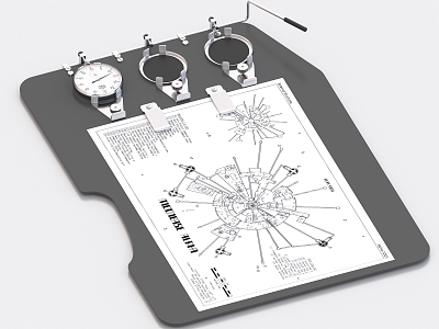 Stopwatch design drawings Timer manufacturing drawings 3d model