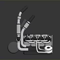 Engine Racing Engine Racing Engine Car Engine Car Engine Modern Vehicle 3d model