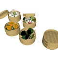 New Chinese style steamer 3d model