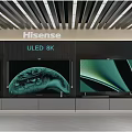 Hisense Laser TV Store Featuring Large Screen Displays And Modern Showroom Design