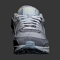 Stylish Nike Air Max Sneakers in Gray White with Colorful Details and Cushioned Sole