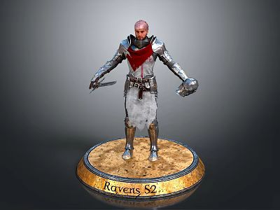 Modern Game Character Armor Battle Armor Armor 3d model