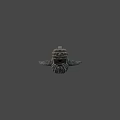Game Movie Character Sci Fi Creature With Mechanical Design And Textured Surface