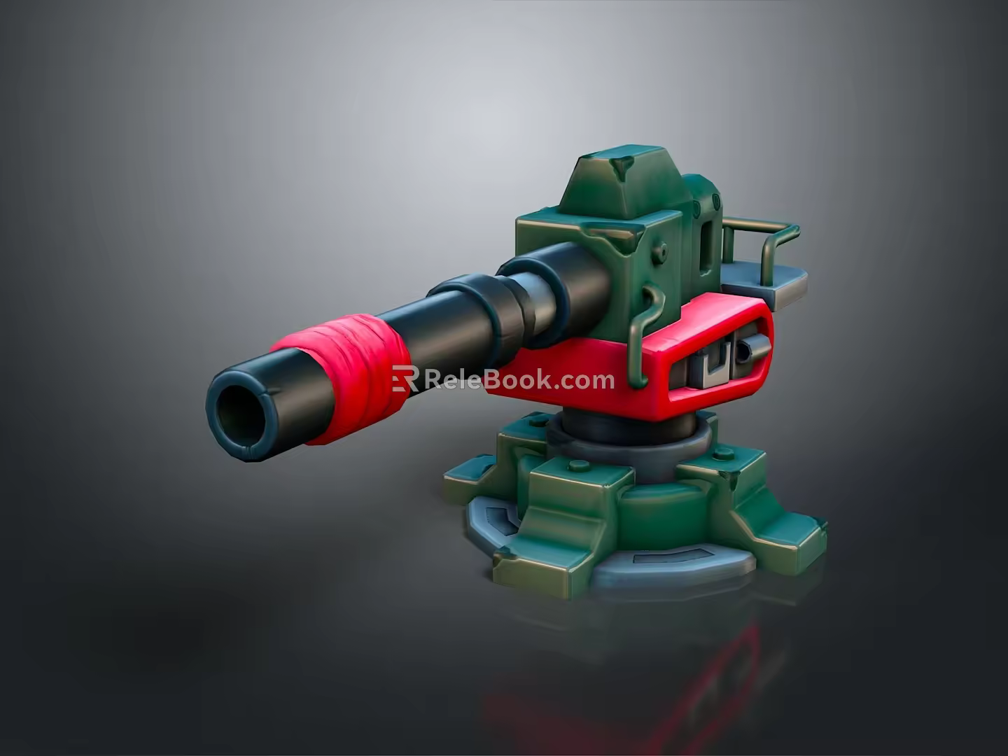 laser tower turret turntable sci-fi tower defense game tower defense sci-fi turret game turret game turret 3d model