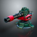 laser tower turret turntable sci-fi tower defense game tower defense sci-fi turret game turret game turret 3d model