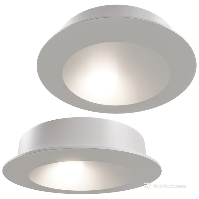 Modern Recessed LED Downlights And Spotlights For Home Ceiling Lighting 3d model