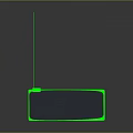 Electronic Solar Device With Green Frame And Built in Antenna For Charging