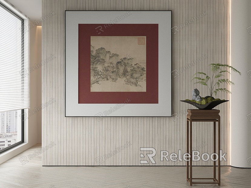 New Chinese Decorative Painting model