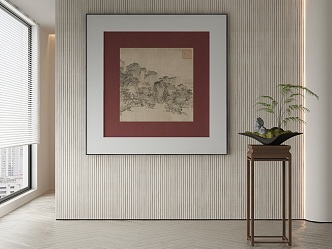 New Chinese Decorative Painting 3d model