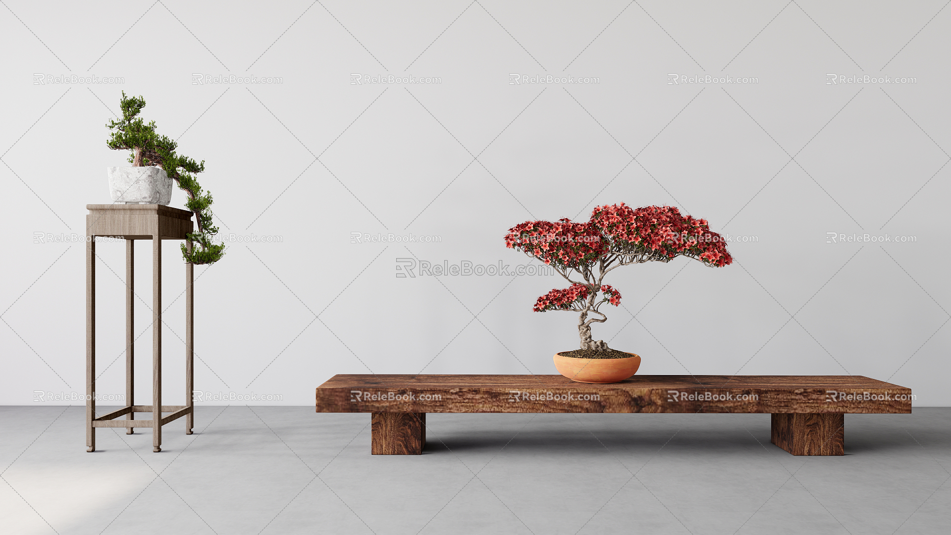 New Chinese Bonsai Bonsai Pine 3d model