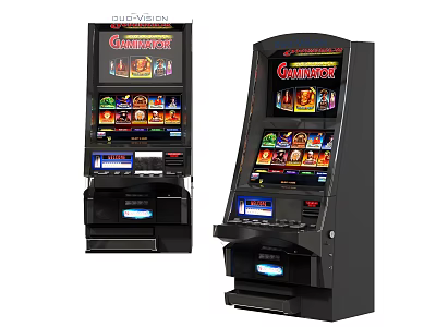 Modern Casino Slot Machines For Entertainment 3d model