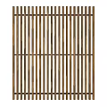 Modern Wooden Slatted Partition Design With Intricate Texture And Vertical Patterns 3d model
