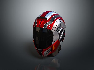 Sci-Fi Helmet Alien Helmet-Helmet High Tech Helmet Game Helmet 3d model