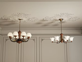 French chandelier 3d model
