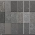 Gray Floor Tiles With Marble Texture And Various Shades For Interior Design 3d model