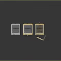 Modern game console home game console Nintendo game console vintage game console 3d model