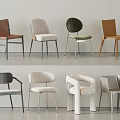 Stylish Modern Dining Chairs In Assorted Colors With Upholstered Seats And Metal Legs