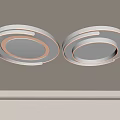 Modern Ceiling Light With Circular LED Rings And Sleek Contemporary Design