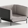 Modern Single Sofa Single Chair Leisure Chair 3d model
