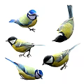 Green Metal Bird Feeder With Perching Birds For Garden Decoration
