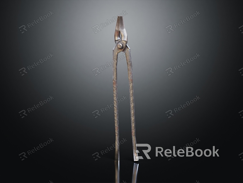 Modern pliers forgers pliers fire tongs coal tongs model