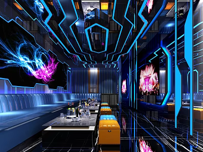 Modern KTV 3d model