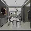 Modern Minimalist Neutral Toned Open Plan Living And Dining Room Interior Design With Cozy Furniture
