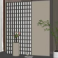 Silent partition screen 3d model