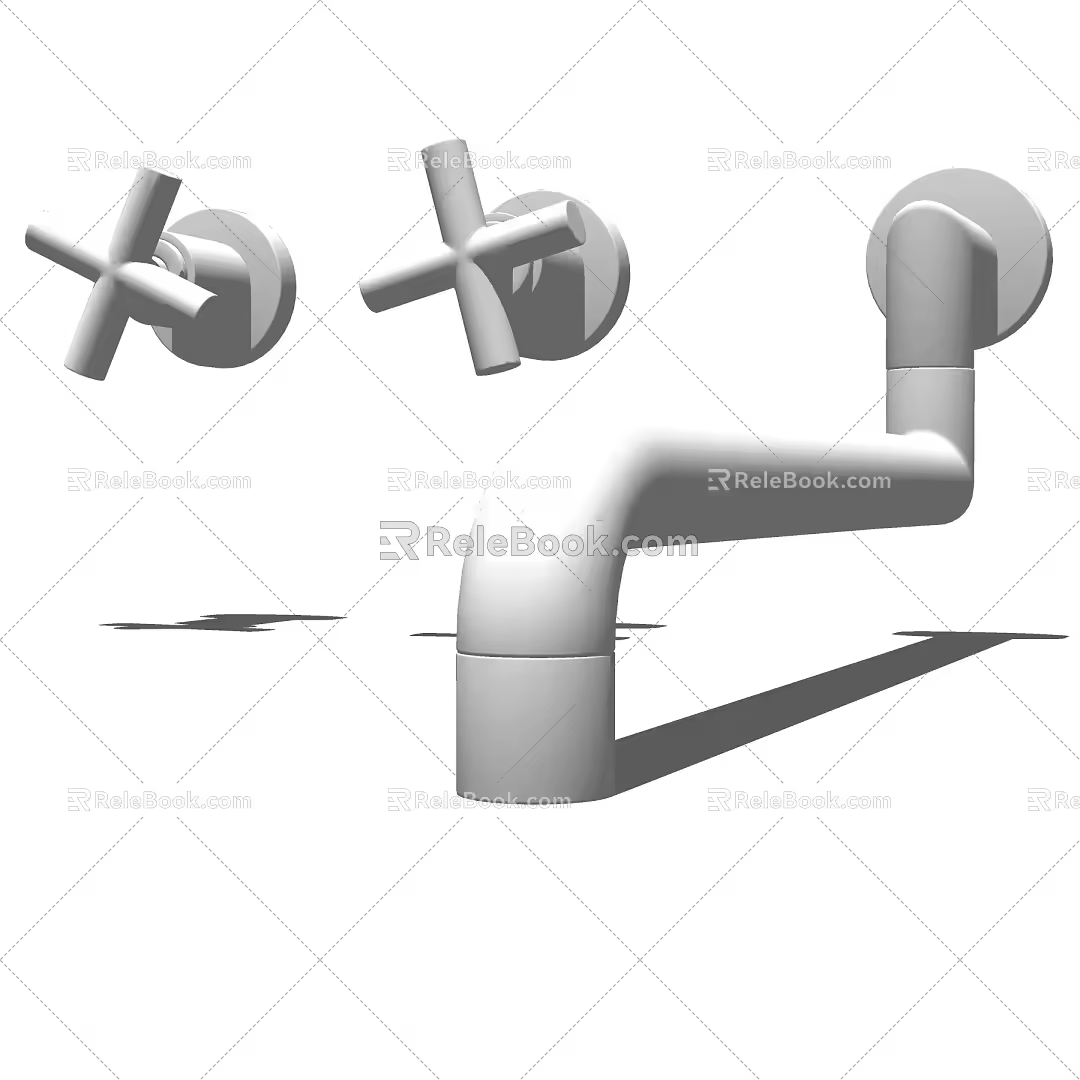 Modern faucet 3d model