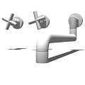 Modern faucet 3d model