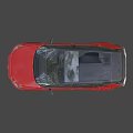 Red SUV With Black Roof And Modern Exterior Design Featuring Black Wheels