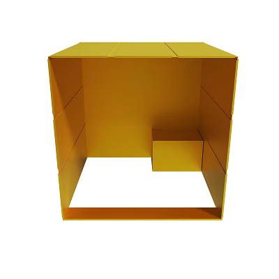 PP hollow board custom manufacturers anti-static water flame retardant plastic corrugated board color grid partition thick pad wantong board 3d model