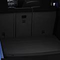 Modern Blue Electric Car Featuring Open Doors And Sleek Body Design