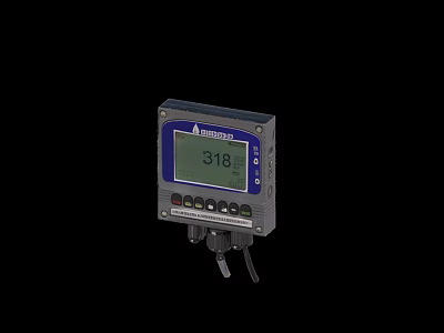 BROOKS Industrial Digital Display Controller With 318 Reading And Interface Buttons 3d model